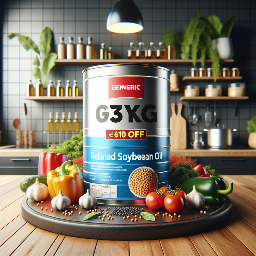 Fortune soya health Refined Soyabean Oil 13kg Tin