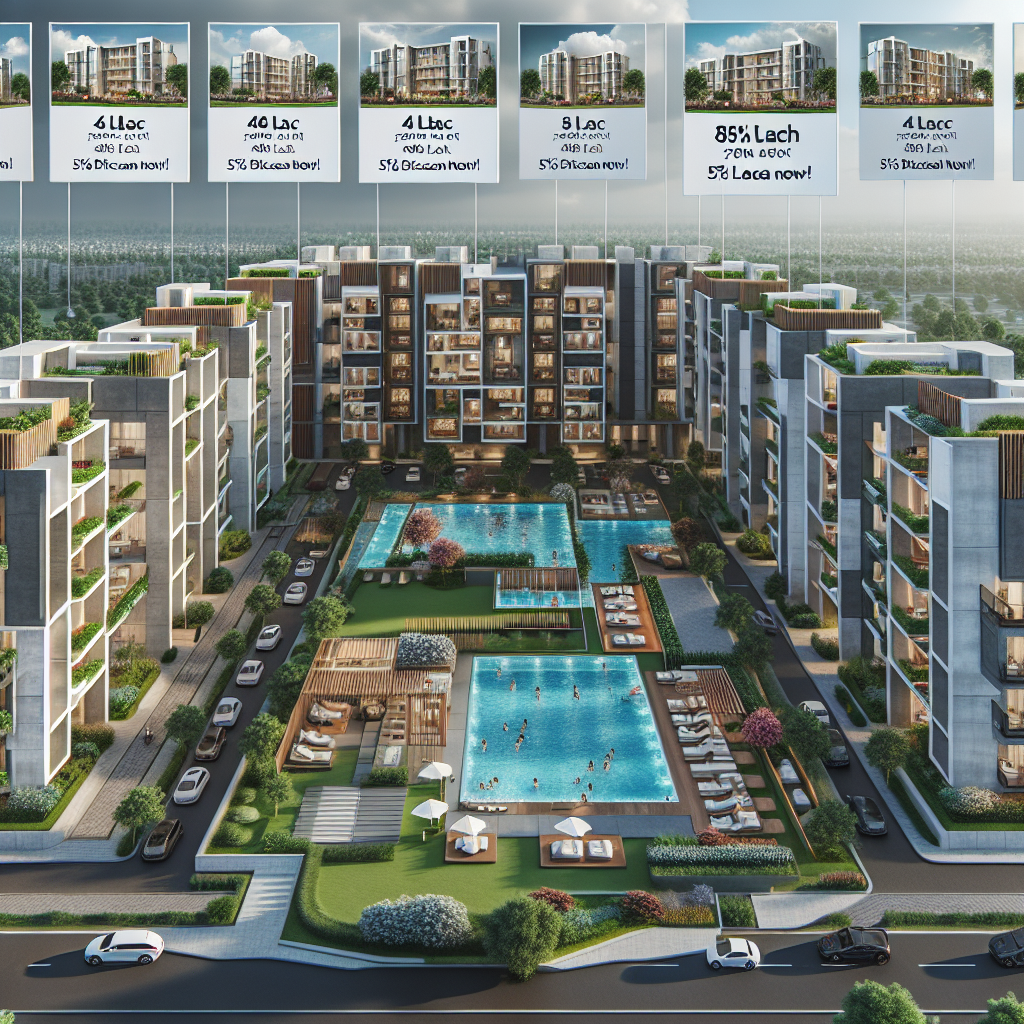 Affordable Flats diffrent type of layout Starting RS.46 Lac to Rs.85 Lac Life style society flats are available M:08881544427