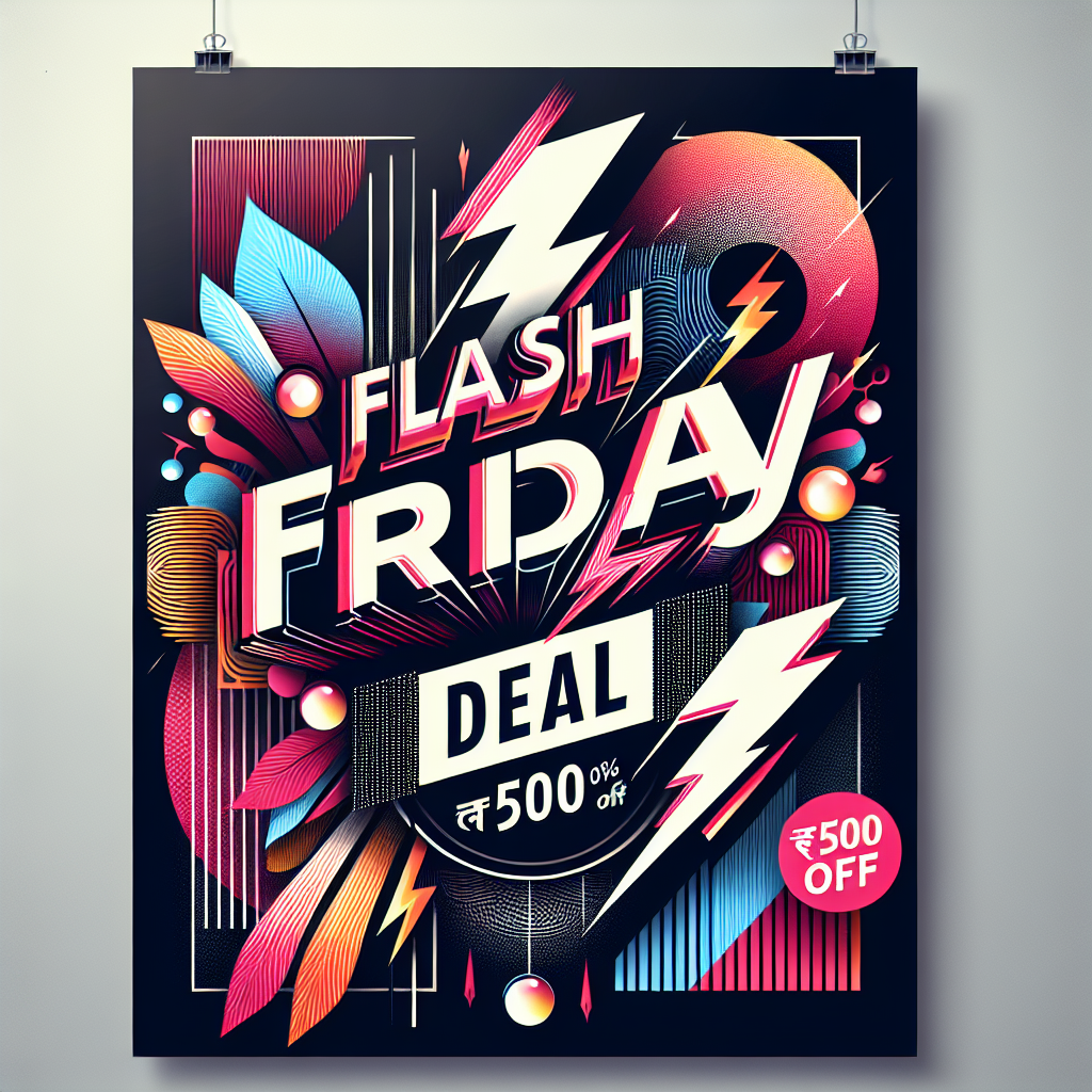 Flash Friday Deal - ₹500.00 Discount at MAYUR GOEL, BANGALORE