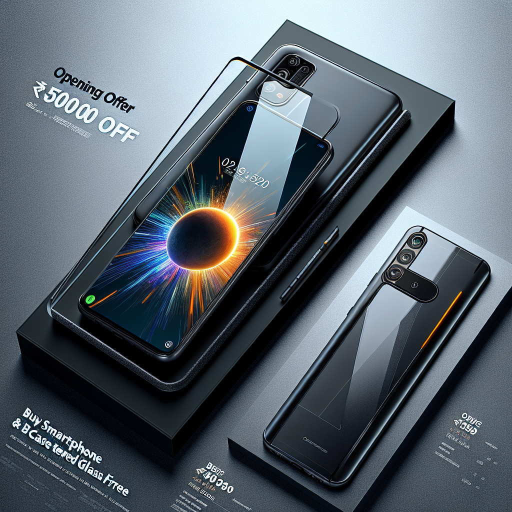 Opening offer buy smartphone get backcase& Temperred glass Free - ₹500.00 Discount at VIJAY SMART HUB, CHENNAI