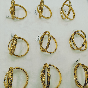 Elegant Gold Bangle Daily Wear Jewellery