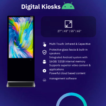  Digital Kiosks Android Interactive Display Solutions BHAVYA 26 SARDAR PATEL PATH, NORTH SRI KRISHNAPURI, Bihar, 800013