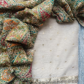  Pakistani Dupatta Suit Sets Mehendi WALK IN STYLE 124 SHANKAR ROADMARKET NEWRAJINDER NAGAR