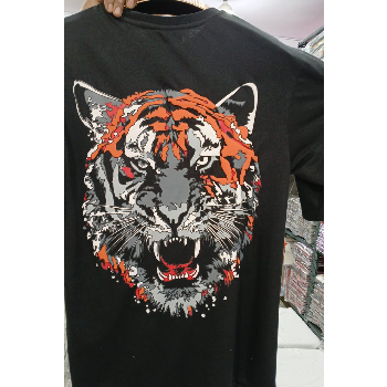  Tiger Face Printed T-Shirt PRIINT FACTORY R3/134,First Floor Opp. KFC,M3M Urbana, Sector-67, Gurgaon Haryana.