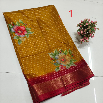 Soft dolla silk screen printed   design sarees and jari weaving kanchi border sarees-https://media.vyaparify.com/vcards/products/138775/product_1739339326_67ac363eb36fe.png Image
