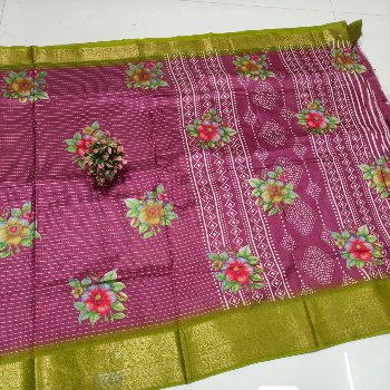 Soft dolla silk screen printed   design sarees and jari weaving kanchi border sarees-https://media.vyaparify.com/vcards/products/138776/product_1739339326_67ac363ece22b.png Image