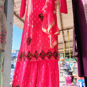  Sarara kurti with dupataa VISHWA FASHION AND TRADERS KAISA ROADTEKUATAR KUSHIANAGR