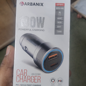 ARBANIX 100W CAR CHARGER-https://media.vyaparify.com/vcards/products/139875/product_1739460667_67ae103b30387.png Image