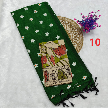  Khadi Cotton Printed Sarees – Parijatham Floral Design GUJJARI GIRISH KUMAR 22 2 JAKKAVARI STREET PERALA NEAR PERALA MASIJID