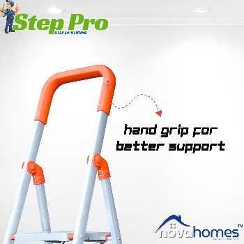 Novahomes Step Pro 4 Step Aluminum Ladder-https://media.vyaparify.com/vcards/products/157953/product_1741344325_67cace45155b0.png Image