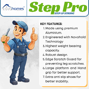 Novahomes Step Pro 4 Step Aluminum Ladder-https://media.vyaparify.com/vcards/products/157954/product_1741344325_67cace451d2c2.png Image