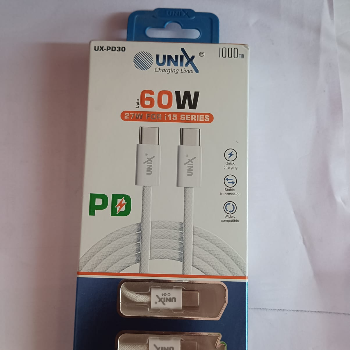UNIX 60W FAST CHARGERING CABLE-https://media.vyaparify.com/vcards/products/163304/product_1741781215_67d178dfa677b.png Image