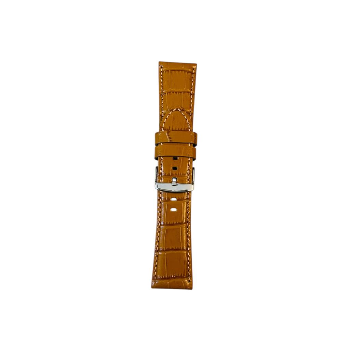 ALIGATOR P. WATCH LEATHER STRAP BT CUTEDGE  FULL PAD 28X24MM-https://media.vyaparify.com/vcards/products/163511/product_1741847205_67d27aa5646ed.png Image