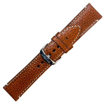 SERVO PREMIUM WATCH LEATHER STRAP BT FLAT HALF PAD -4 LINER ON TOP 24X22MM COLOUR TAN-https://media.vyaparify.com/vcards/products/163568/product_1741849444_67d28364d9c00.png Image