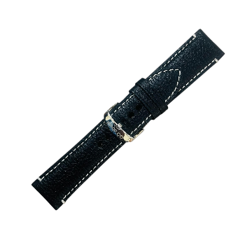 SERVO PREMIUM WATCH LEATHER STRAP BT FLAT HALF PAD -4 LINER ON TOP 24X22MM COLOUR BLACK-https://media.vyaparify.com/vcards/products/163593/product_1741850075_67d285dbda3ee.png Image