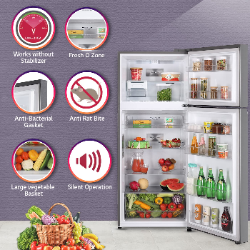 LG 380 L 3 Star Frost-Free Smart Inverter Wi-Fi Double Door Refrigerator (GL-T412VPZX, Shiny Steel, Convertible & Door Cooling+, Gross Volume- 408 L-https://media.vyaparify.com/vcards/products/166966/product_1742051497_67d598a97f20b.png Image
