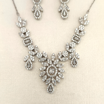 925 Sterling Silver-Necklace and Earrings Set-https://media.vyaparify.com/vcards/products/171857/product_1742801294_67e1098eecf0c.png Image