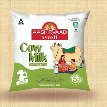  ITC Aashirvaad Svasti pasteurized Cow Milk - 1000 ML SAI VIDYA ENTERPRISES Aashirwad Svasti  Dharamshila  Hospital Kendua Bypass Dharmshila Hospital