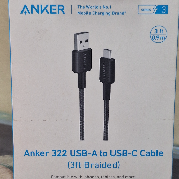  Anker 322 usb-A to usb-c HONGKONG MOBILE NA COMPLEX 4/5 100 Feet Road Vijaya Nagar Velachery, Chennai, Tamil Nadu, 600042