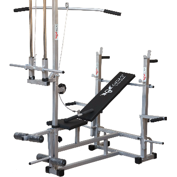 GoFiTPrO 20 in 1 Single Support Silver Home Gym Fitness Benches-https://media.vyaparify.com/vcards/products/185958/product_1744368589_67f8f3cd30108.png Image