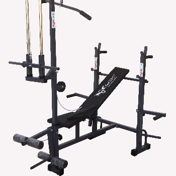 GoFiTPrO 20 in 1 Single Support Black Home Gym Fitness Benches-https://media.vyaparify.com/vcards/products/185981/product_1744370709_67f8fc15118f6.png Image