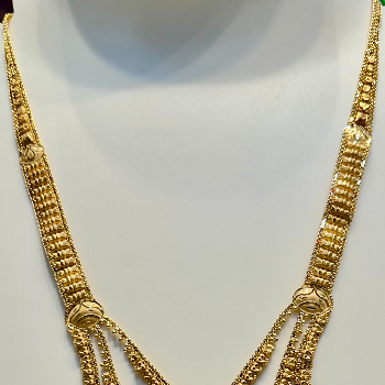 Elegant Layered Gold Haar with Floral Pendant-https://media.vyaparify.com/vcards/products/195677/product_1745413436_6808e53c78251.png Image