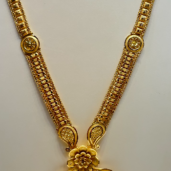 Elegant Gold Pendant Haar with Floral and Geometric Detailing-https://media.vyaparify.com/vcards/products/195778/product_1745415052_6808eb8c74c31.png Image