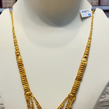 Haar or Graceful Gold Layered Temple Necklace with Floral Lattice Pendant-https://media.vyaparify.com/vcards/products/196720/product_1745492936_680a1bc84d67f.png Image