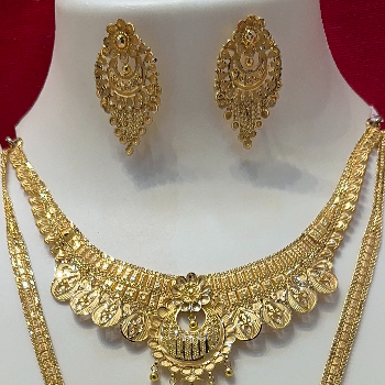Layered Goddess Coin & Peacock Pendant Gold-Tone Necklace Set-https://media.vyaparify.com/vcards/products/197209/product_1745504410_680a489a74dde.png Image