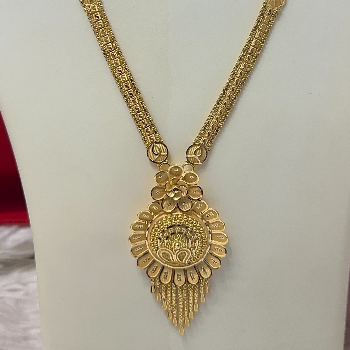 Layered Goddess Coin & Peacock Pendant Gold-Tone Necklace Set-https://media.vyaparify.com/vcards/products/197210/product_1745504410_680a489a7e297.png Image