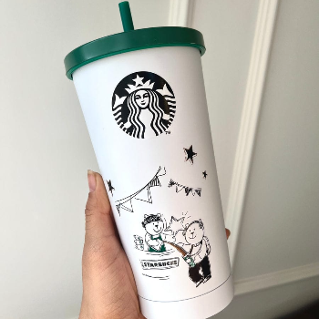  Starbucks Sipper - White RP S COLLECTION DF 88 1ST FLOOR SPECTRUM METRO MALL SECTOR 75 GAUTAM BUDDHA NAGAR NOIDA UTTAR PRADESH 201301