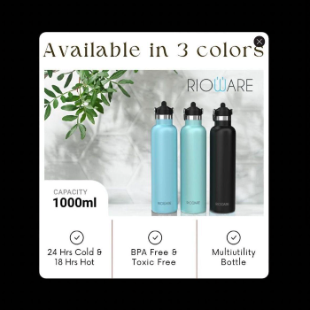  Rioware Water Bottle RP S COLLECTION DF 88 1ST FLOOR SPECTRUM METRO MALL SECTOR 75 GAUTAM BUDDHA NAGAR NOIDA UTTAR PRADESH 201301