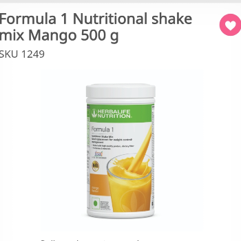  Formal1-Nutritional shake mix-Mango-500gms RAMESH PONNAIYA NUTRITION CENTRE 8 251 8 1ST FLOOR BHARATHINAGAR 1ST STREET KALANGARAI ROAD NEAR THANGAMMAL RAMANATHAPURAM 623503