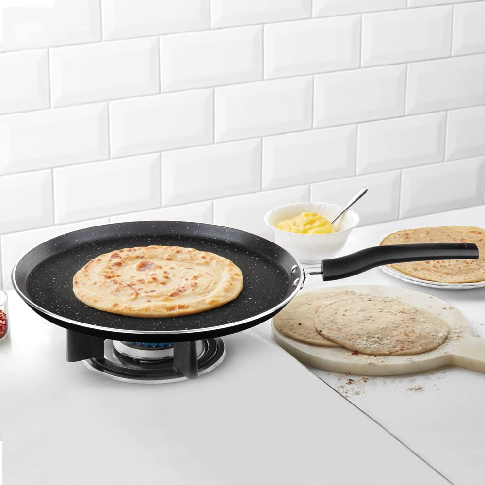 BOROSIL Granito Non Stick Metal Friendly Flat Tawa 30 cm diameter  (Hard Anodised, Non-stick, Induction Bottom)-https://media.vyaparify.com/vcards/products/229726/product_1747210552_682451384e822.png Image