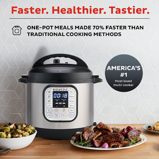 Instant Pot Duo 6 Litre, Stainless Steel 7-in-1 Electric Pressure Cooker, Outer Lid, Slow Cooker, Rice Cooker, Steamer, Saute, Yogurt Maker, And Warmer, 6 Litre, Silver-https://media.vyaparify.com/vcards/products/236071/product_1747407381_68275215680c7.png Image