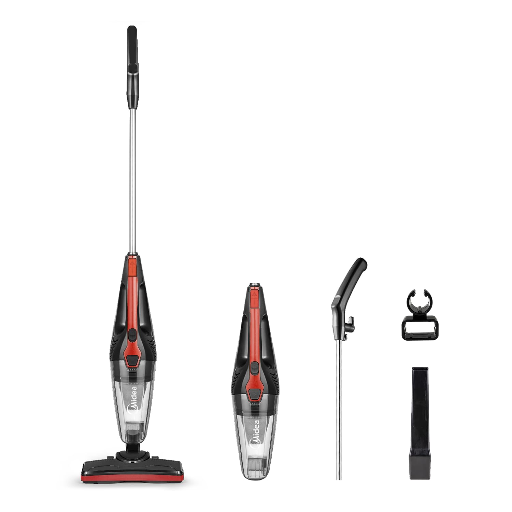 Midea T2 Upright Vacuum Cleaner |2-in 1 Handheld & Stick |600W,13.5 KPa Suction| Washable Filter |Bagless Design-https://media.vyaparify.com/vcards/products/240933/product_1747557687_68299d3735a15.png Image