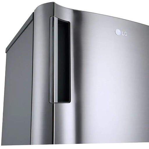 LG 171L, Single Door Vertical Freezer, Smart Inverter, Shiny Steel Finish(GN-304SLBT)-https://media.vyaparify.com/vcards/products/241271/product_1747635252_682acc345ccc3.png Image