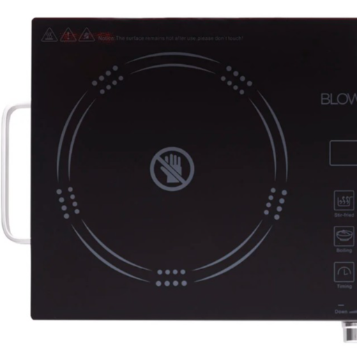 Blowhot 2200 W Induction Cooktop Touch Panel (Black, Silver, BL 600 Chrome Infrared Cooker 2200-Watt Induction Cook Top - 1 Year Warranty)-https://media.vyaparify.com/vcards/products/245575/product_1747731649_682c44c1ebb68.png Image