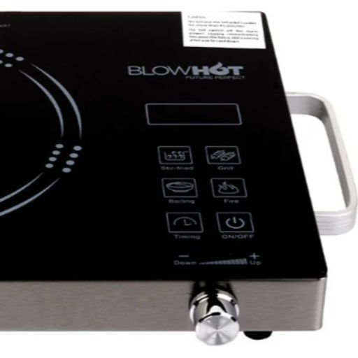 Blowhot 2200 W Induction Cooktop Touch Panel (Black, Silver, BL 600 Chrome Infrared Cooker 2200-Watt Induction Cook Top - 1 Year Warranty)-https://media.vyaparify.com/vcards/products/245576/product_1747731650_682c44c217ed6.png Image