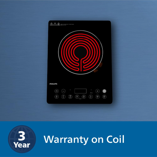 PHILIPS Induction Stove HD4994/00 2000W, 3 year Warranty on Coil, 4KV Surge Protection-https://media.vyaparify.com/vcards/products/245579/product_1747731731_682c45136935c.png Image