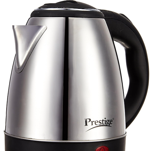 Prestige 1.5 Litres Electric Kettle (PKOSS 1.5)|1500W | Silver - Black| Automatic Cut-off | Stainless Steel | Rotatable Base | Power Indicator | Single-Touch Lid Locking-https://media.vyaparify.com/vcards/products/246874/product_1747744458_682c76cab0a49.png Image