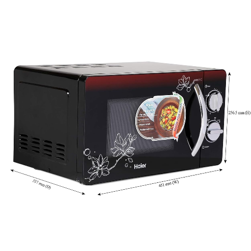 Haier 20 L Solo Microwave Oven (HIL2001MFPH, Black)-https://media.vyaparify.com/vcards/products/249638/product_1747895864_682ec6381d302.png Image
