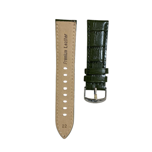 PREMIUM LEATHER WATCH STRAPS COTTAGE COLOUR GREEN 22x20mm-https://media.vyaparify.com/vcards/products/250528/product_1747914891_682f108b4c9f9.png Image