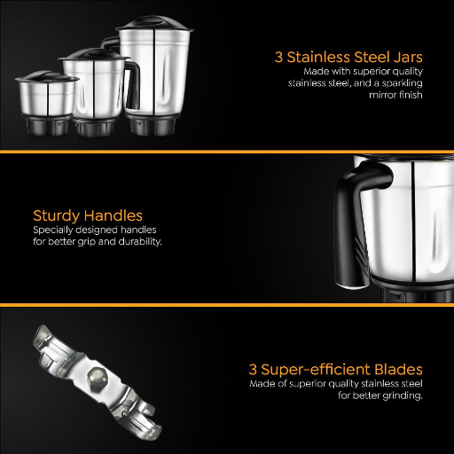 Prestige Super Plus 500W Mixer Grinder with Stainless Steel 3 Jars,5 Year Warranty-https://media.vyaparify.com/vcards/products/250744/product_1747917664_682f1b60911e4.png Image