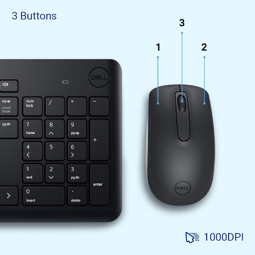 Dell KM3322W Wireless USB Keyboard and Mouse Combo, Anti-Fade & Spill-Resistant Keys, up to 36 Month Battery Life, 3Y Advance Exchange Warranty - Black-https://media.vyaparify.com/vcards/products/250799/product_1747919207_682f216770b93.png Image