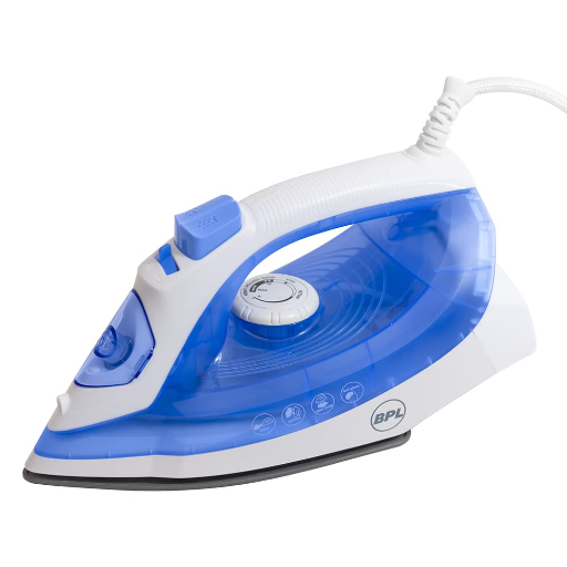 BPL Steam Iron 1200W (BSIG20212) - Blue & White-https://media.vyaparify.com/vcards/products/250862/product_1747920416_682f2620d50e1.png Image