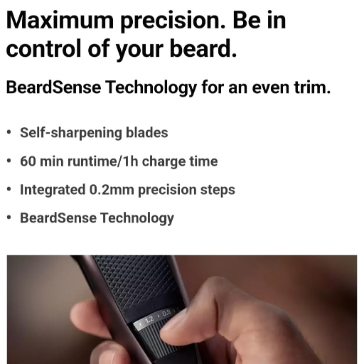 PHILIPS Bt 3415/15 3000 Series Beard Trimmer, Battery Powered-https://media.vyaparify.com/vcards/products/251015/product_1747927913_682f4369d0229.png Image