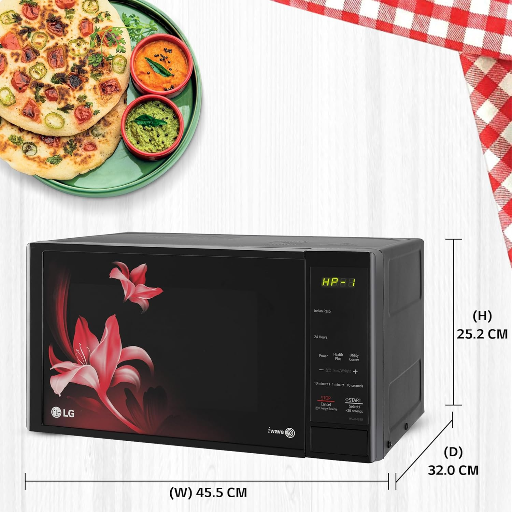 LG 20 L Solo Microwave Oven (MS2043BR, Black, With i-wave Technology & Anti-Bacterial Cavity-https://media.vyaparify.com/vcards/products/255959/product_1748075701_683184b52f814.png Image