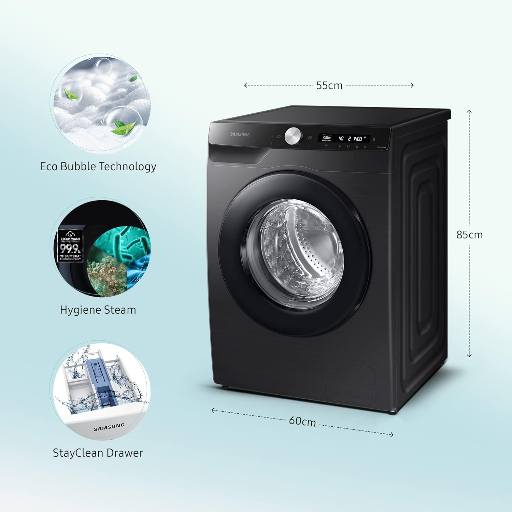 Samsung 9 Kg 5 Star Wi-Fi Inverter Fully-Automatic Front Loading Washing Machine Appliance (WW90T504DAB1TL, Black Caviar, In-Built Heater)-https://media.vyaparify.com/vcards/products/256289/product_1748091974_6831c446870c9.png Image