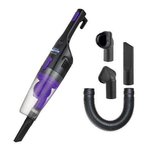 KENT Duster Vacuum Cleaner 600 W with HEPA Filter and Cyclone 5 Technology | Bagless Design | High Suction Power &gt;16 Kpa | Ideal for Curtain,Carpet,Sofa and Car | Purple & Black-https://media.vyaparify.com/vcards/products/256398/product_1748100310_6831e4d685c53.png Image